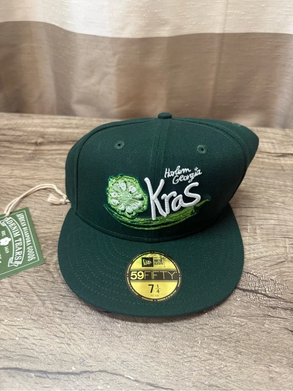 Denim Tears x New‎ Era 59/50 Cotton Wreath Fitted Hat Cap size 7 1/4 NWT